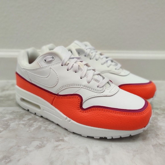 air max 1 white team orange